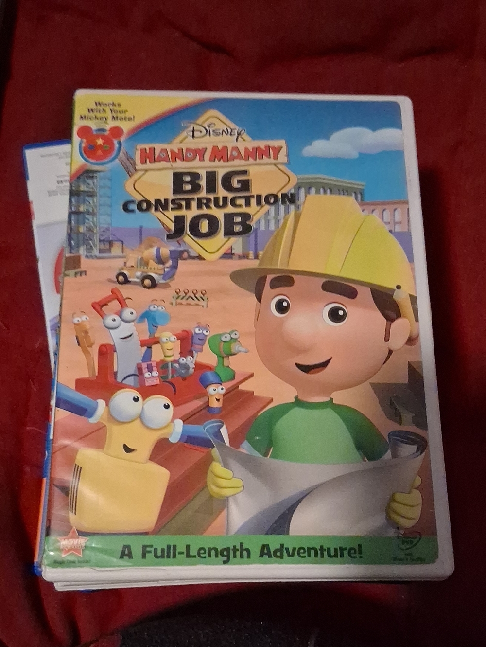 Disney Handy Manny Big Construction Job - Kids Toy DVD (Green/Yellow)